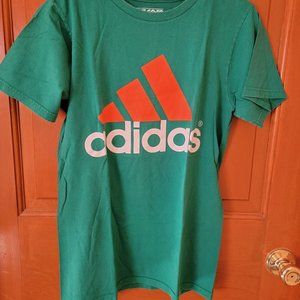 Green adidas T - S